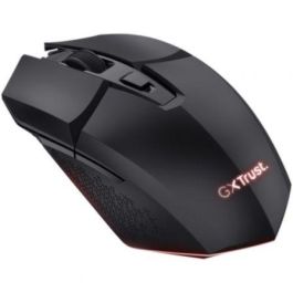 Trust Gaming 25070 Pack Gaming: Ratón Óptico Inalámbrico GXT 112 Felox Iluminado + Alfombrilla Gaming Superficie Suave