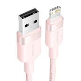 Cable USB Lightning Vention LANPH/ USB Macho - Lightning Macho/ 480Mbps/ 2m/ Rosa