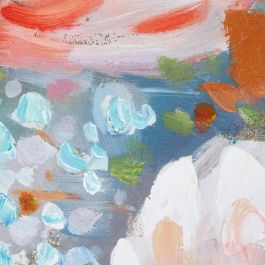 Cuadro Lienzo Flores 120 x 5 x 80 cm Cuadro Lienzo Flores 120 x 5 x 80 cm