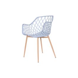 DKD Home Decor Silla Urban Azul Celeste 58 x 85 x 54 cm (4 Unidades)