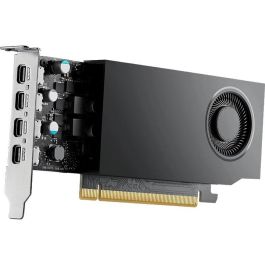 PNY RTX A1000 Quadro 8GB GDDR6 128-bit PCIe 4.0 de perfil bajo con 4 Mini DisplayPorts para profesional