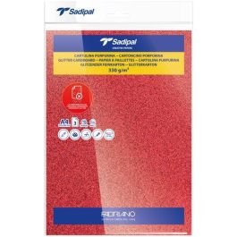 Cartulina Purpurina A4 Sadipal 330G Rojo Paquete De 3 Precio: 2.50000036. SKU: B1EMCQVJ4M