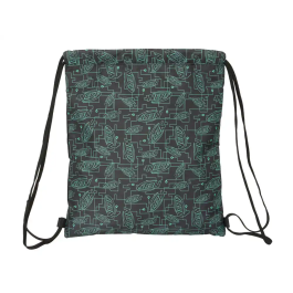 Bolsa Mochila con Cuerdas Nerf Game Negro 35 x 40 x 1 cm