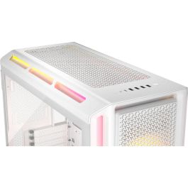 Corsair Caja Gaming ATX Semitorre 5000T LX RGB Cristal Blanca