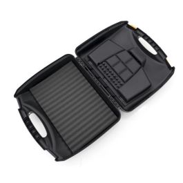 Plastiken 63040_NOIRE PLA8412524018782 Maletín de herramientas de plástico titanio 40 cm