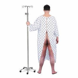 Disfraz adulto paciente de hospital talla unica (bata y mallas) Disfraz adulto paciente de hospital talla unica (bata y mallas)