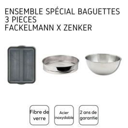 Zenker ZEN3176239998313 - Juego de 3 Utensilios Especiales para Baguette
