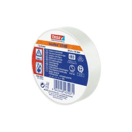 Tesa Cinta aislante homologada blanca 20 m x 19 mm 53988