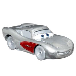 Mattel Cars Rayo McQueen Plateado Aniversario Coche de Juguete sin Pilas +3 Años