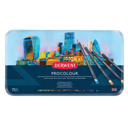 Derwent Lápices de Colores Procolour Caja Metálica de 72 Unidades, Colores Surtidos Precio: 180.9071. SKU: B1CX9VPXMZ