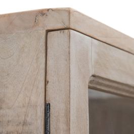 Vitrina Blanco Rozado Madera de Mango 115 X 40 X 194 cm