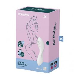 Satisfyer Curvy trinity 5+ vibrador de aire blanco Precio: 40.88999948. SKU: SLC-93003