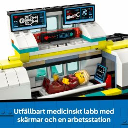 Lego Ambulancia Aérea De Emergencia Lego City Big Vehicles Juego de Construcción para Niños 6+