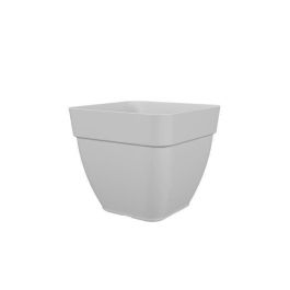 Pot de flores y plantas cuadradas Capri Campana - Plastic - 37x37 cm - White - Artevasi Precio: 31.58999998. SKU: B1KJZX26JA