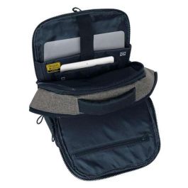 Mochila para Portátil Kappa Dark Navi Gris Azul marino 29 x 44 x 15 cm Mochila para Portátil Kappa Dark Navi Gris Azul marino 29 x 44 x 15 cm