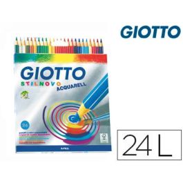 Lápices de Colores Acuarelables Giotto Stilnovo 24 Piezas Multicolor Precio: 13.9149996612. SKU: B1CD9C45WF