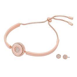 Conjunto Pulsera y Pendientes Michael Kors Fashion Precio: 137.50000044. SKU: B14FS4WG9A