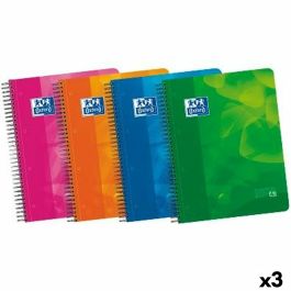 Set de Cuadernos Oxford EUROPEANBOOK 4 LAGOON A4+ 120 Hojas 4 Piezas (3 Unidades)