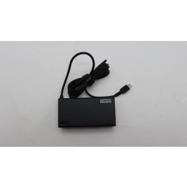 Lenovo Adaptador AC 100W USB-C para portátiles IdeaPad, ThinkBook, ThinkPad, Yoga con salida 20V, 15V, 9V, 5V y cable 0.5m