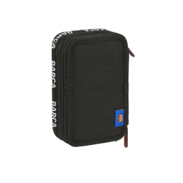 Safta Plumier Escolar Triple Cremallera 37 Piezas F.C. Barcelona 195x125x55 mm