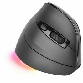 Mars Gaming Mouse Ratón Ergonomico Vertical RGB Inalámbrico Tri-Mode, 8400 DPI, Compatible con Windows, Linux, Mac, PS4, PS5, XBOX