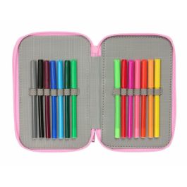 Safta Plumier Triple 37 Pcs Frozen - Estuche Escolar Infantil Disney 12,5x19,5x5,5cm