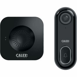 Calex CAL8712879157052 Timbre con vídeo inteligente a batería, incluye timbre interior, sin tarjeta SD