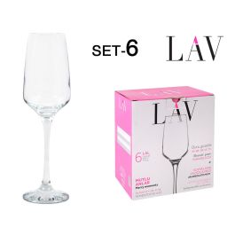 Lav Set de 6 Copas de Champagne 230 cc (4 Cajas) Precio: 33.4999995. SKU: S2209258