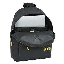 Safta Mochila para portátil 14.1" Munich Básicos Grafito 31x41x16 cm