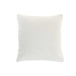 DKD Home Decor Cojín Urban Crudo de Poliéster 45x45 cm con Cierre Cremallera (Set de 2 Unidades)