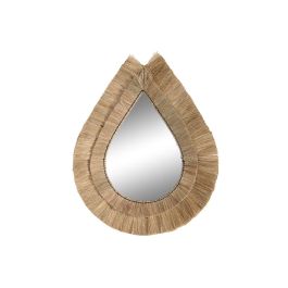 Espejo de pared DKD Home Decor 62 x 5 x 80 cm Natural Lágrima Jute Precio: 76.4999994. SKU: S3043171