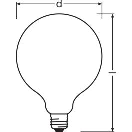 [LVE-4099854060717] Ledvance/Osram Bombilla LED "Classic" E27 7,5W 1055Lm 2700K 300º IP20 Regulable - Blanco Muy Cálido