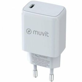 Cargador de Pared Muvit MCACC0012 20 W Blanco Negro