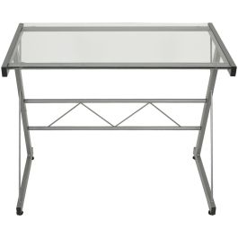 Mesa de Escritorio Alexandra House Living Gris Metal 90 x 72 x 50 cm