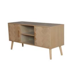 DKD Home Decor Mueble TV Scandi Natural Madera Paulownia y MDF 120x40x60 cm Precio: 210.49999982. SKU: B19SREHHJN