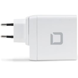 DICOTA D31983 Cargador Universal GaN para Portátil, 100W, Rápido Power Delivery/Quick Charge 4+, 1 USB-A, 2 USB-C
