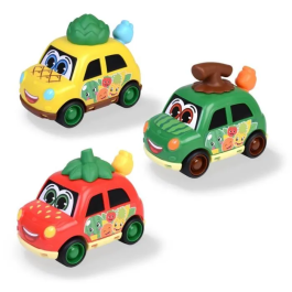 Dickie Toys ABC Fruit Friends 3 modelos - Funciones de sonido y accesorios - A partir de 12 meses