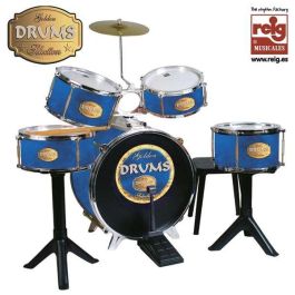 Bateria percusion golden drums con banqueta 75x68x54 cm Bateria percusion golden drums con banqueta 75x68x54 cm
