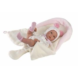 Llorens Muñeca Bimba con Nana Cambiador 35cm de Altura y Cuerpo Completo de Vinilo Juguete Infantil para Niños +3 Años