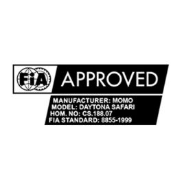 Momo MOMSERDAYTONABKL/OCC Asiento Daytona FIA 8855-1999 compatible HANS Negro 5 puntos fijación lateral