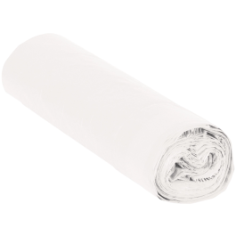 Blanca Bolsa Basura Doméstica Blanca 52x60cm Galga 70 Rollo de 20 Unidades