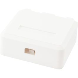EQUIP 125124 Caja de superficie para 2 Keystone Jack con tapa, color blanco, compatible con Cat.5e, Cat.6, Cat.6A Precio: 13.98999943. SKU: B13M9S9NXK
