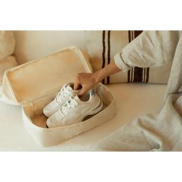 Numada Bolsa de Avión Beige 25 - 35 l con Bolsillo Portátil y Zapatero Resistente al Agua