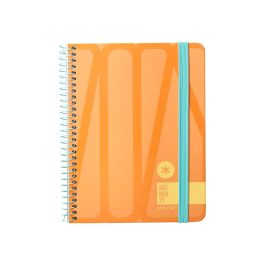 Agenda Espiral Antartik Bold A6 2025 Semana Vista Colores Surtidos Azul Y Melocoton Papel De 80 gr 8 unidades