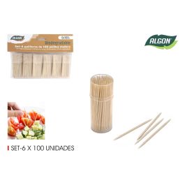 Set de 6 paquetes de 100 palillos higiénicos Algon (18 Unidades) Precio: 17.5000001. SKU: B134T5CFXN