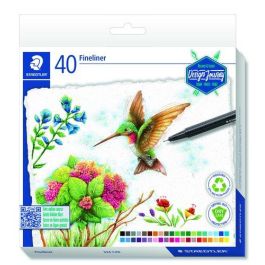 Rotulador Fibra Staedtler 334 Triplus Fineliner Caja De 40 Precio: 34.50000037. SKU: B126NX42NN