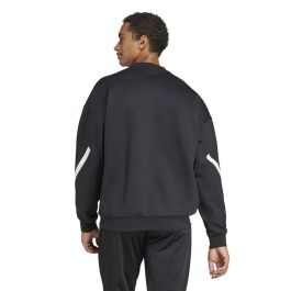 Sudadera con Capucha Hombre Adidas Z.N.E. Crw Negro