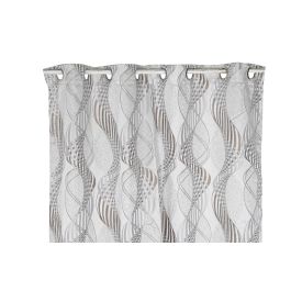 DKD Home Decor Cortina Tradicional Gris Poliester 270 x 140 cm (2 Unidades) Precio: 22.49999961. SKU: B1726F9Y3Y