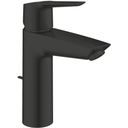 Grohe 234552432 Mezclador Monomando de Lavabo Negro Mate Talla M Caño Mediano Extraíble Ahorro de Agua