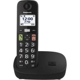 Panasonic Teléfono Inalámbrico KX-TGU110 Negro con Botones Grandes, Volumen Mejorado y Bloqueo de Llamadas Precio: 39.49999988. SKU: B14V3T42XP